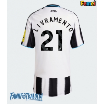 Newcastle United Tino Livramento #21 Tricou Fotbal Replică 2025-26 Femei Acasa